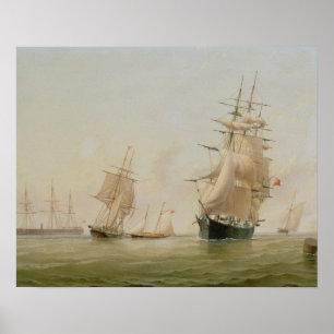Poster Ship Painting