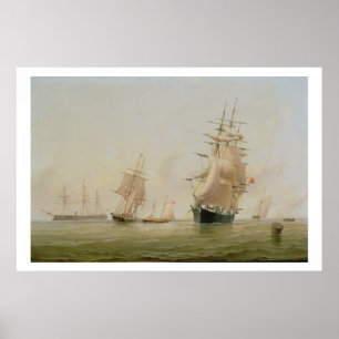 Poster Ship Painting