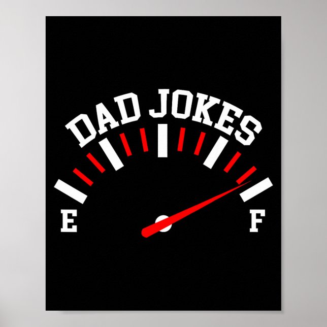 Poster Shirt Dad Jokes Full Meter Funny Father’s Day Gift (Devant)