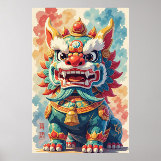Poster Shisa mythique