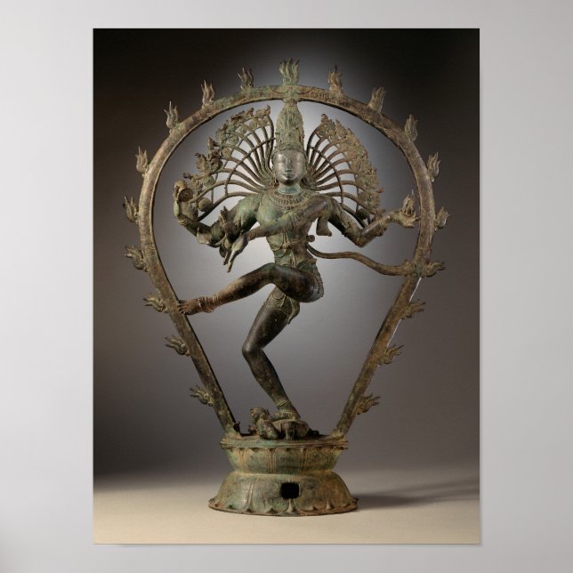 Poster Shiva comme le Seigneur de la Danse (Devant)