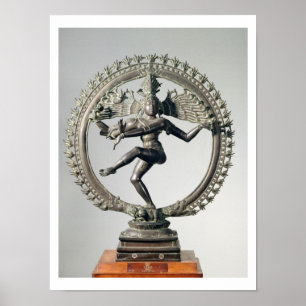 Poster Shiva Nataraja, Tamil Nadu, Late Chola (bronze)