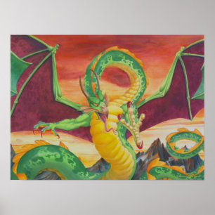 Poster Shivan Dragon Redesign Print