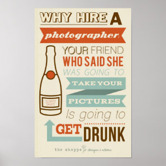 Poster Shoppe Satire - Humour pour les photographes