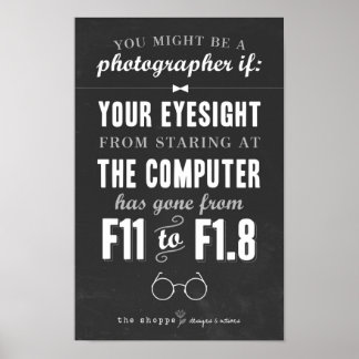Poster Shoppe Satire - Humour pour les photographes