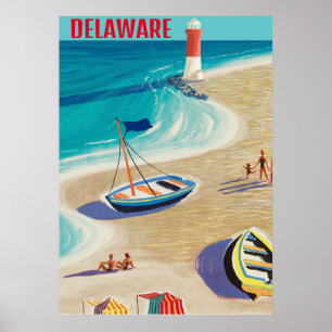 Poster Shore Vintage