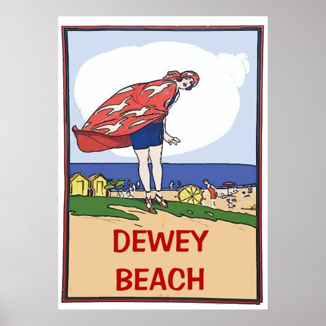 Poster Shore Vintage (Devant)
