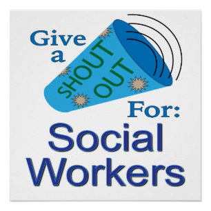 Poster Shout Out pour les travailleurs sociaux