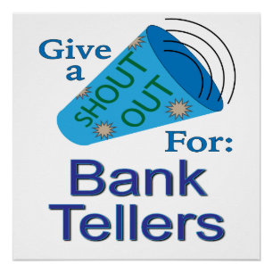 Poster Shout Out pour les vendeurs bancaires