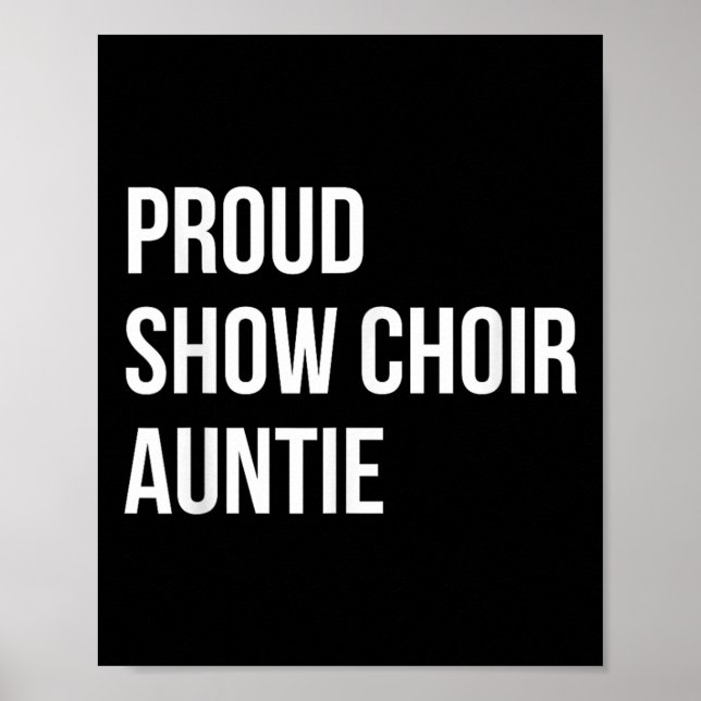 Poster Show Choir Auntie  (Devant)
