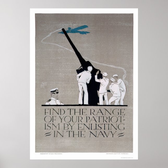Poster Show Patriotism - Enlist Navy (US02313) (Devant)