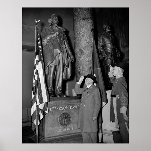 Poster Showing Love to Jefferson Davis, années 1930 (Devant)