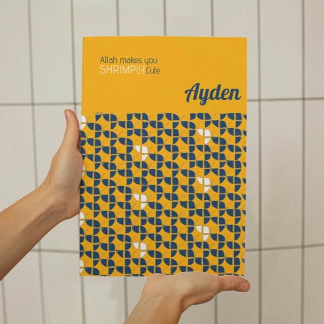 Poster SHRIMPLEMENT mignonne Pépinière Bleue Jaune Person (Créateur téléchargé)