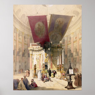 Poster Shrine of the Holy Sepulchre, avril 10th 1839