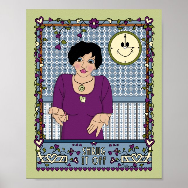 Poster Shrug It Off_A_8x10 (Devant)