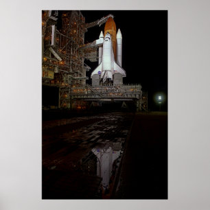Poster SHUTTLE ENDEAVING sur PAPIER DE LANCEMENT