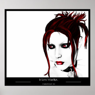 Poster Si Amour Était Rouge...
