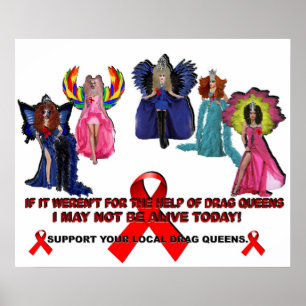 Poster Si ce n'était pas pour l'aide de Drag Queens...Pos