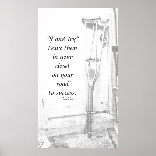 Poster Si et essayer (Devant)