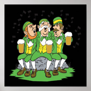 Poster Si irlandais les yeux sourient
