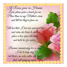 Si les Roses grandissent au Ciel, choisis un tas p