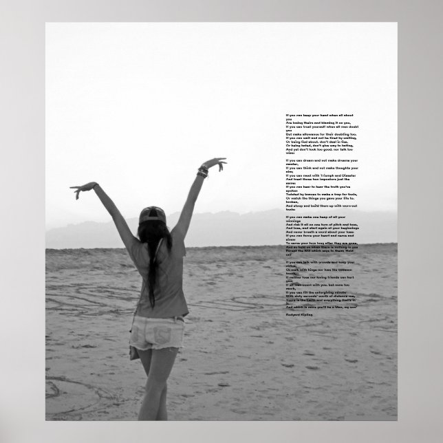 Poster Si par Rudyard Kipling (Devant)