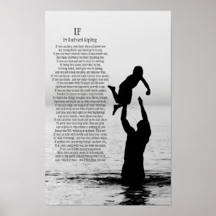 Poster Si par Rudyard Kipling 11 X 17