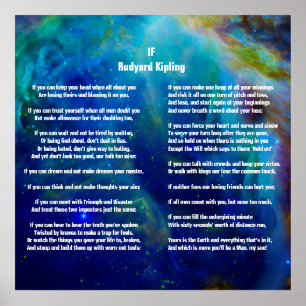 Poster Si par Rudyard Kipling sur Orion