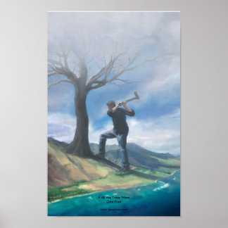 Poster Si tous les arbres étaient un seul arbre