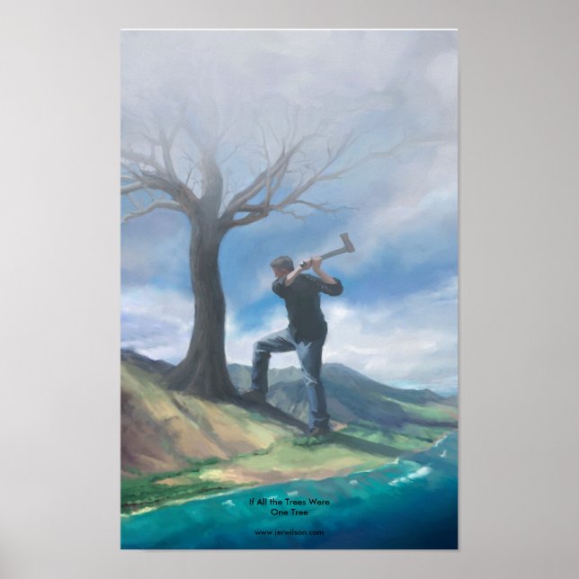 Poster Si tous les arbres étaient un seul arbre (Devant)