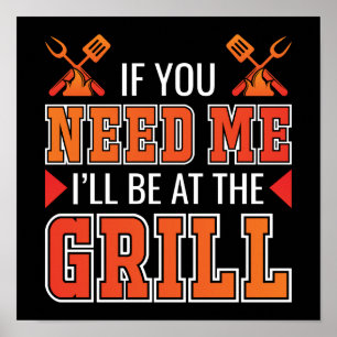 Poster Si tu as besoin de moi, je serai au Grill