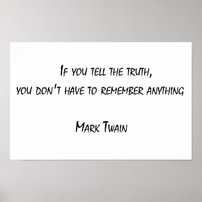 Poster Si tu dis la vérité (Devant)