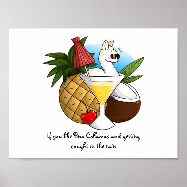 Poster Si Vous Aimez Pina Collamas (Devant)