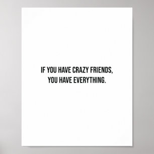 Poster Si Vous Avez Des Amis Fous Amoureux