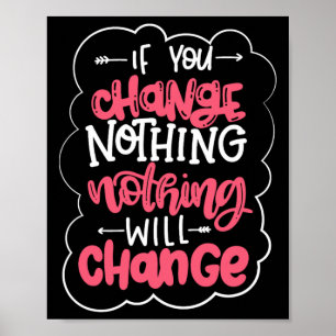 Poster Si Vous Changez, Rien Ne Changera