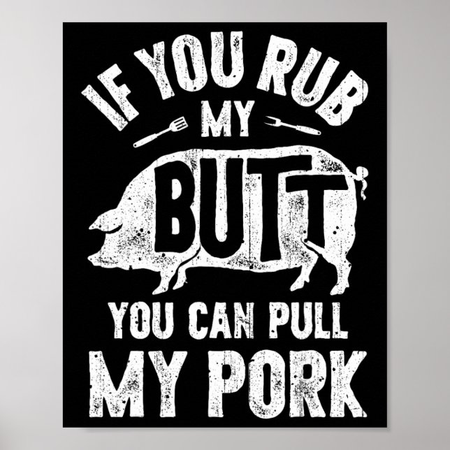 Poster Si Vous Frottez Mon Beurre, Vous Pouvez Tirer Mon  (Devant)