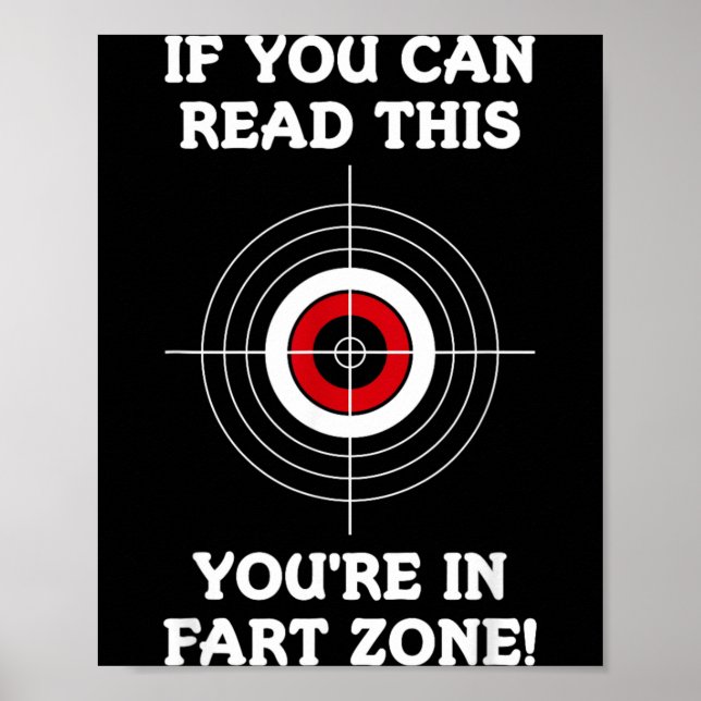 Poster Si vous pouvez lire ceci en zone de pet drôle cita (Devant)