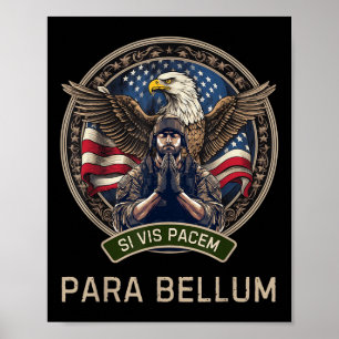 Poster Si Vous Voulez La Paix Préparez La Guerre Si Vis P