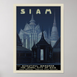 Poster Siam - Beautiful Bangkok