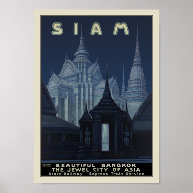 Poster Siam - Belle Bangkok (Devant)