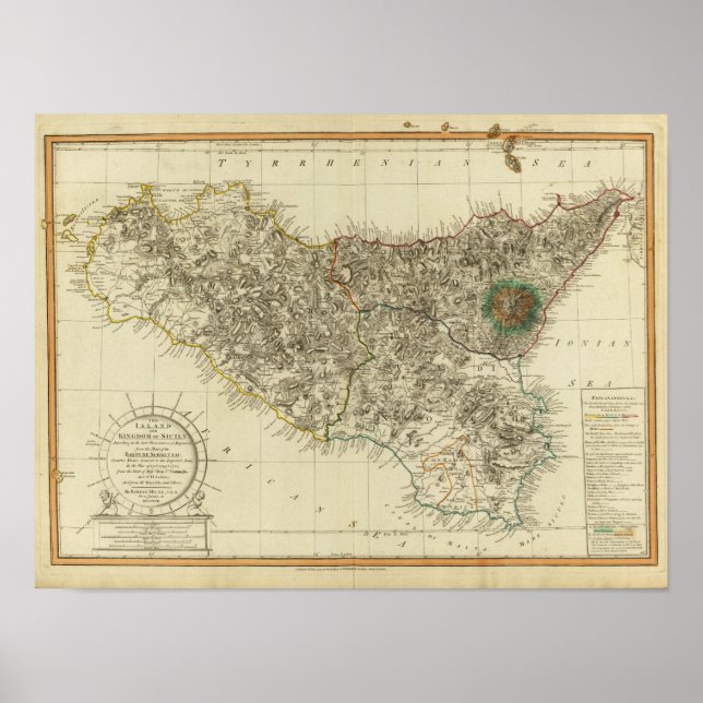 Poster Sicile, Italie (Devant)