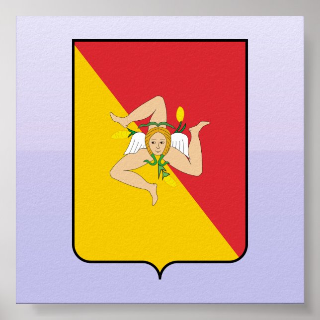 Poster Sicile, Italie (Devant)