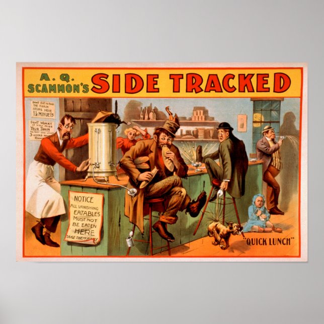 Poster Side Tracked - Comical Caf � Scène Théâtre (Devant)