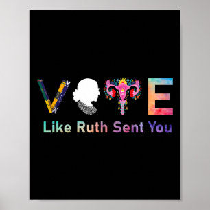 Poster Side Vote Comme Ruth Vous A Envoyé Feminist Vote I