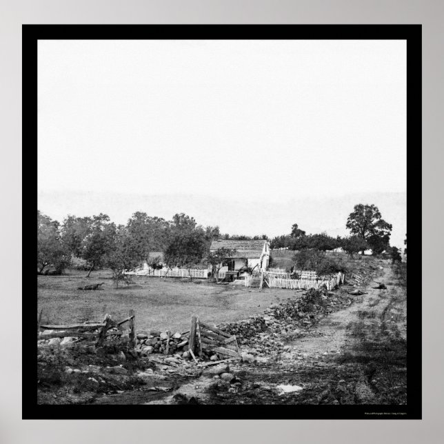 Poster Siège de l'Union à Gettysburg 1863 (Devant)