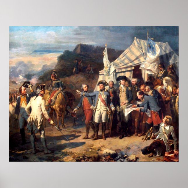Poster Siège de Yorktown, Art Print (Devant)
