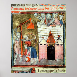 Poster Siege of the Chateau de Chinon