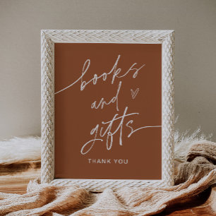 Poster SIENNA Symbole Baby shower Livres Et Cadeaux