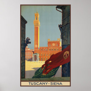 Poster Sienne Toscane