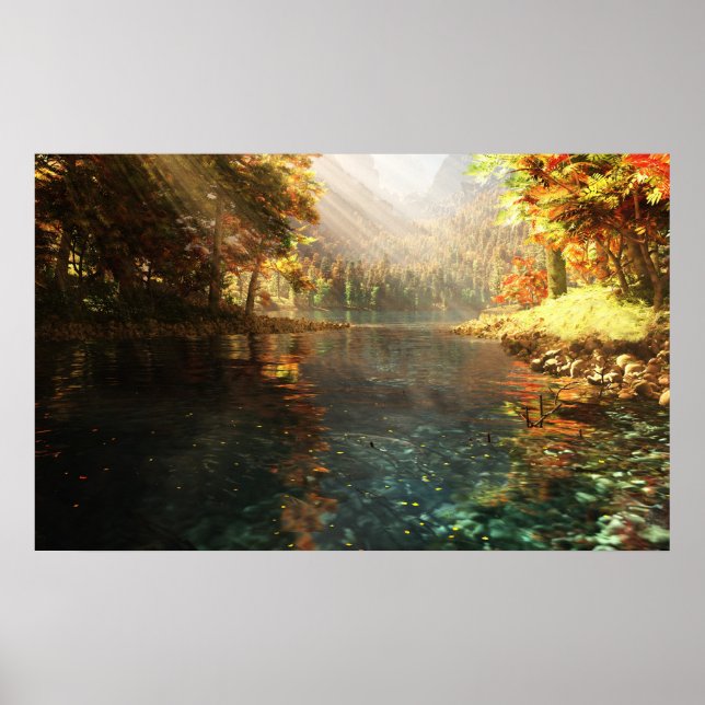 Poster Sierra automne (Devant)